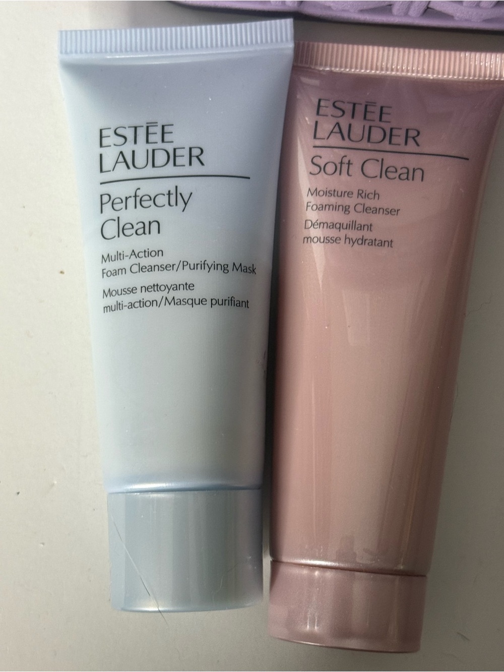 Estée Lauder Perfectly Clean & Soft Clean Duo - Blue & Pink Cleanser Tubes